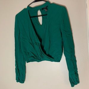 Low cut blouse w choker top